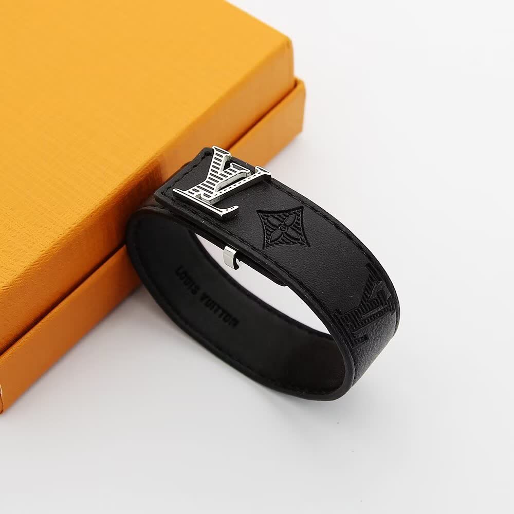 Louis Vuitton Monogram Leather Bracelets